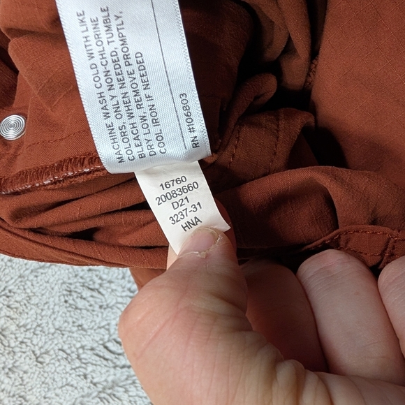 Duluth Trading Co Overalls Womens Mx31 Brown Rust Heirloom Gardening Bib Nylon - Picture 11 of 14